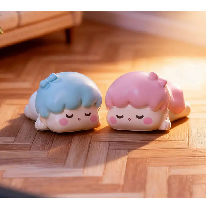 [BUNJANG] Sanrio Sleeping Miniature Figure Set (12 Pieces) / 잠자는 산리오 미니어처 세트 12종
