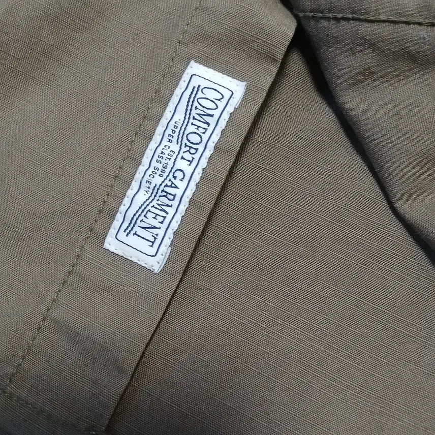 [BUNJANG] SPAO Khaki Cotton Shirt (XL) / (XL / 105) 스파오 SPAO 카키 코튼 남방 셔츠