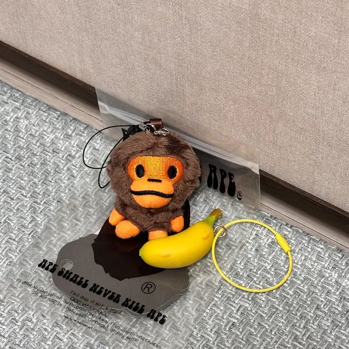 [BUNJANG] BAPE Baby Milo Plush Doll Keyring / 베이프 베이비 마일로 플러쉬돌 인형 키링