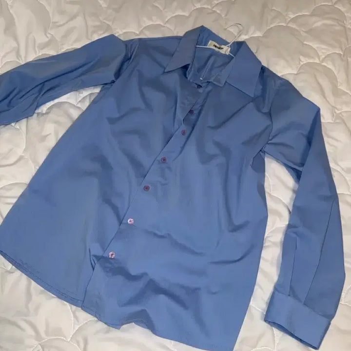 [BUNJANG] Heyhy Blue Shirt / 헤이효 블루 셔츠