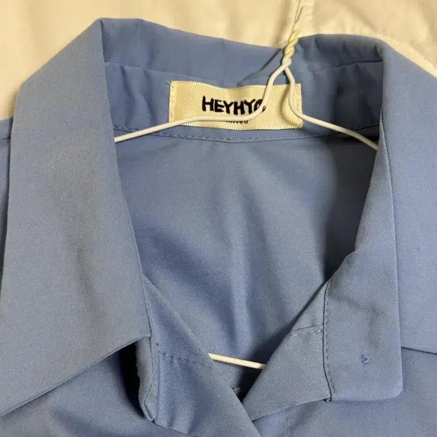 [BUNJANG] Heyhy Blue Shirt / 헤이효 블루 셔츠