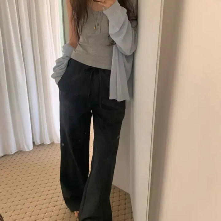 [SOLD OUT] 웰로우 스무스 나일론 팬츠 리브레 르버터 아잉 리터 플라넬 미엘 피버