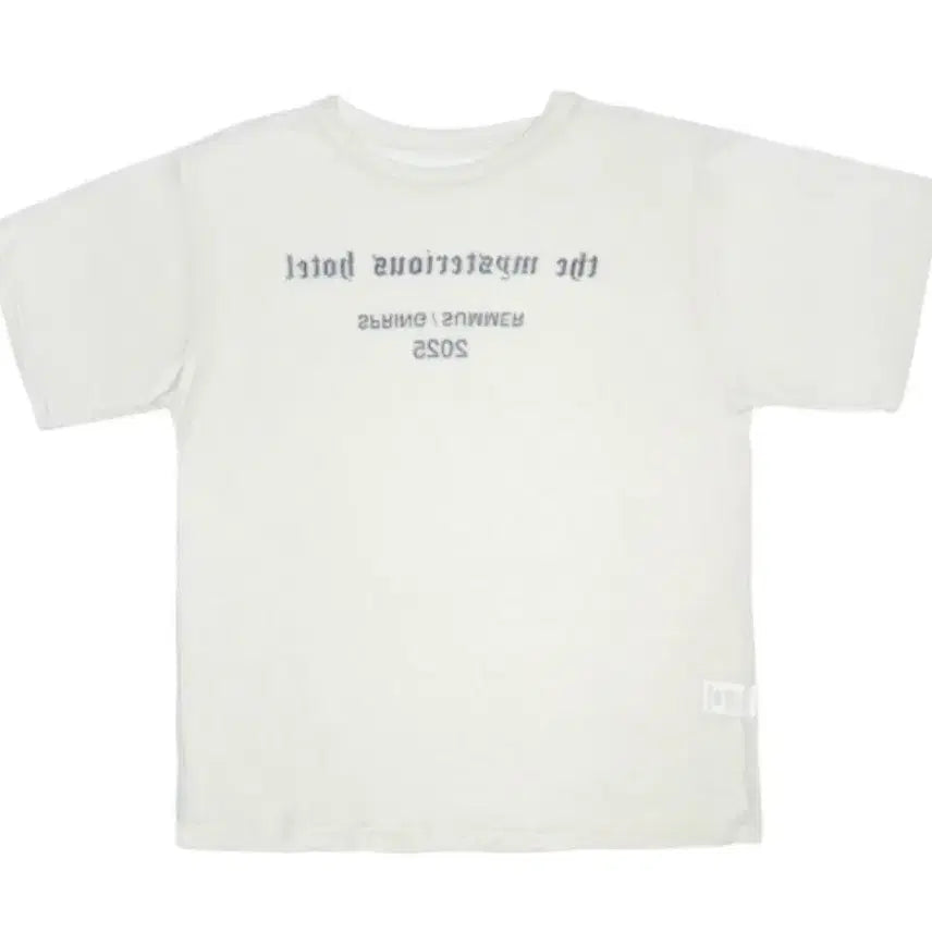 [BUNJANG] The Mysterious Hotel Sheer Box T-shirt / 더미스테리어스호텔 시스루 박스 티