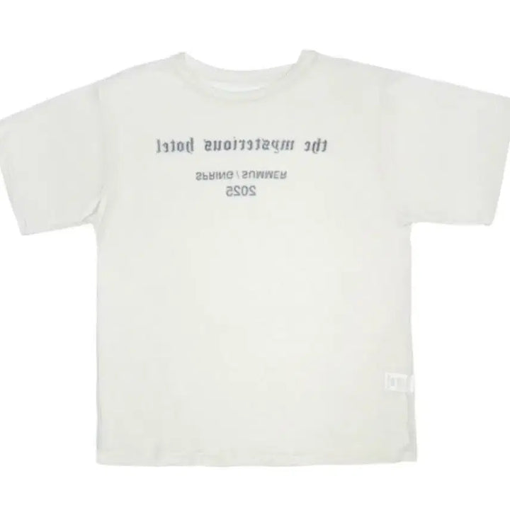 [BUNJANG] The Mysterious Hotel Sheer Box T-shirt / 더미스테리어스호텔 시스루 박스 티