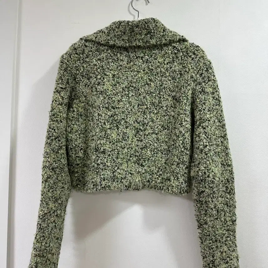 [BUNJANG] Recto Wool Knit Crop Jacket / 렉토 울니트 크롭 자켓