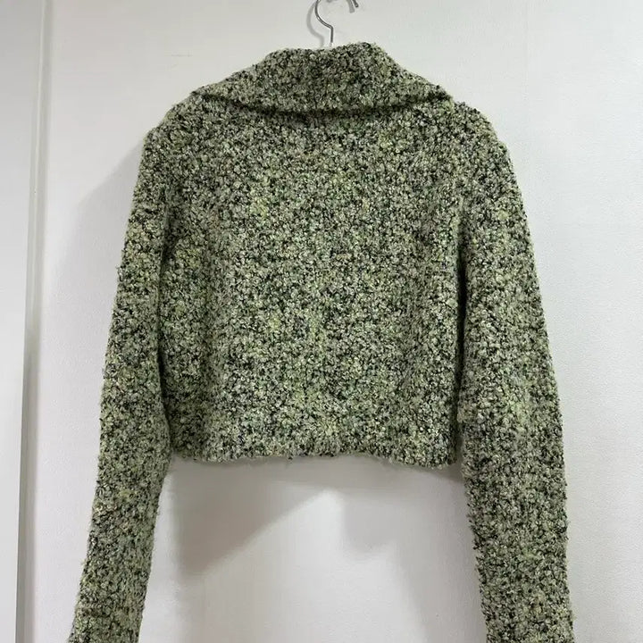 [BUNJANG] Recto Wool Knit Crop Jacket / 렉토 울니트 크롭 자켓
