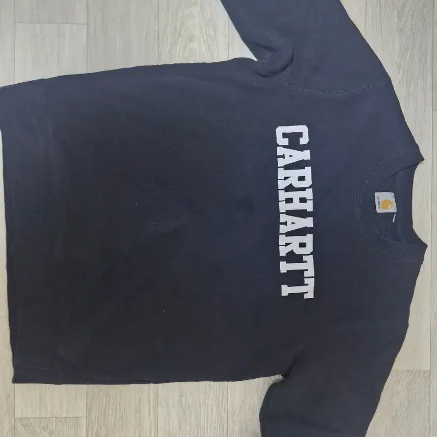 [BUNJANG] Carhartt Black Sweatshirt / 칼하트 블랙 맨투맨 티셔츠