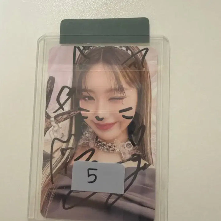 [BUNJANG] IVE Wonyoung Signed Photocard / 아이브 장원영 싸포