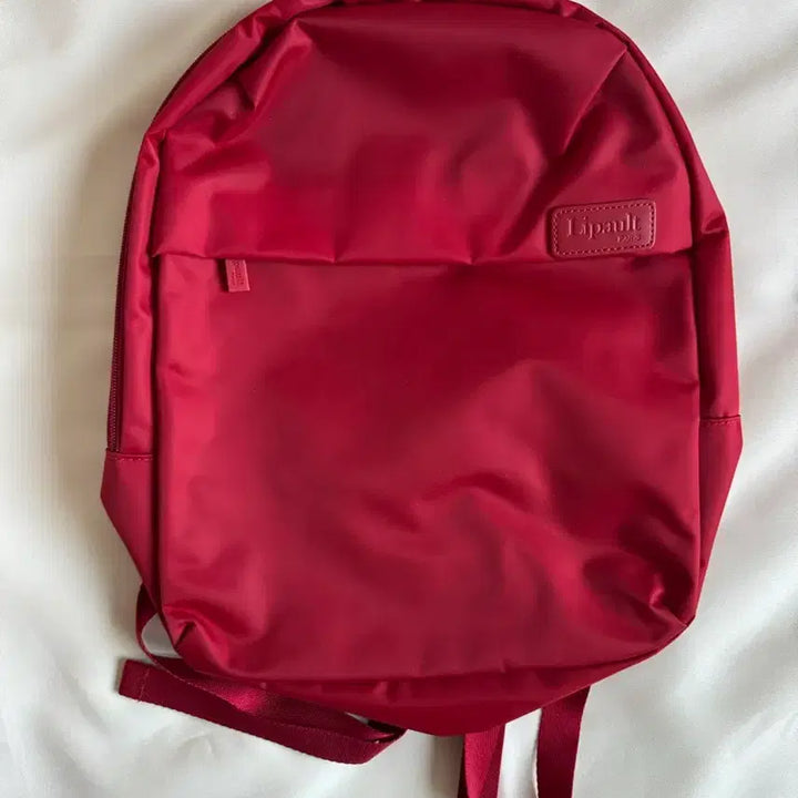 [BUNJANG] Lipault Red Backpack / 리뽀 레드 백팩