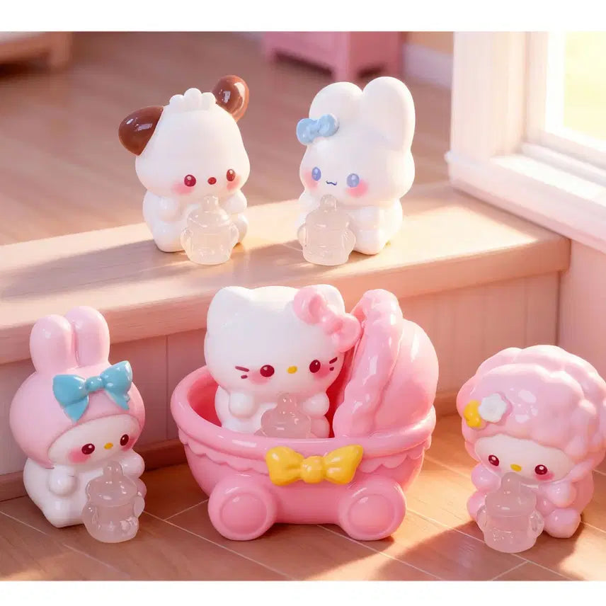 [BUNJANG] Sanrio Baby Version Mini Figure Set / 산리오 아기버전 미니 피규어 미니어처 7종 세트