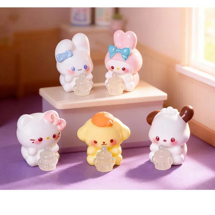 [BUNJANG] Sanrio Baby Version Mini Figure Set / 산리오 아기버전 미니 피규어 미니어처 7종 세트