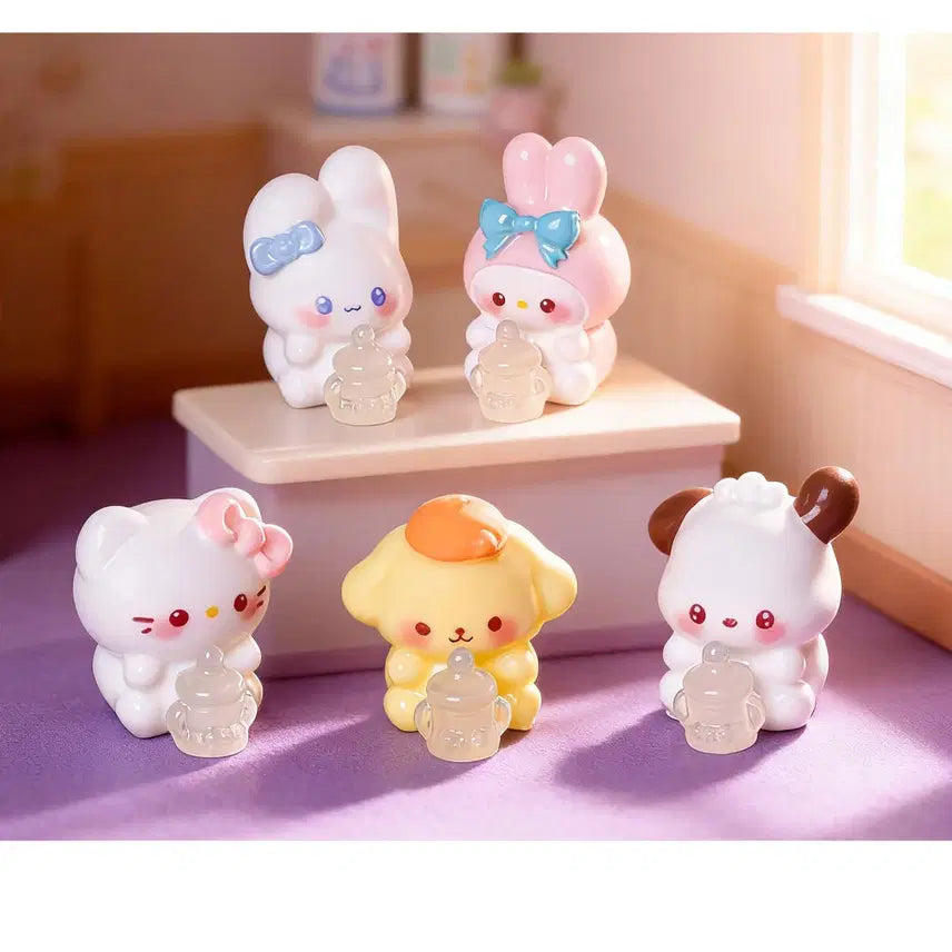 [BUNJANG] Sanrio Baby Version Mini Figure Set / 산리오 아기버전 미니 피규어 미니어처 7종 세트