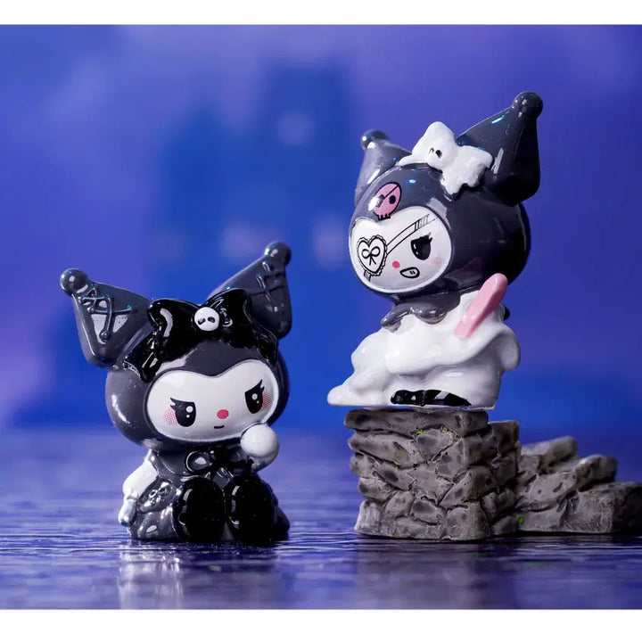 [BUNJANG] Sanrio Black Version Miniature Figure Set / 산리오 블랙버전 미니 피규어 미니어처 9종 세트