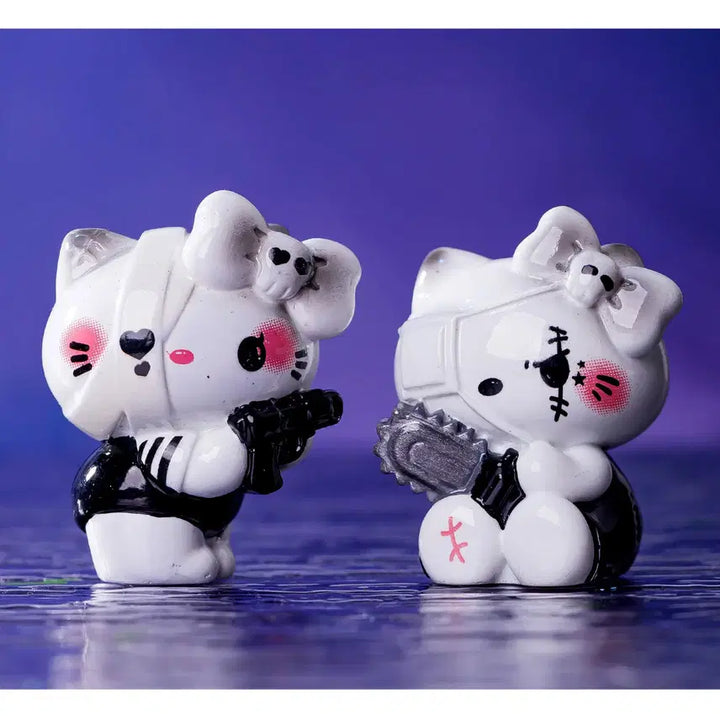 [BUNJANG] Sanrio Black Version Miniature Figure Set / 산리오 블랙버전 미니 피규어 미니어처 9종 세트