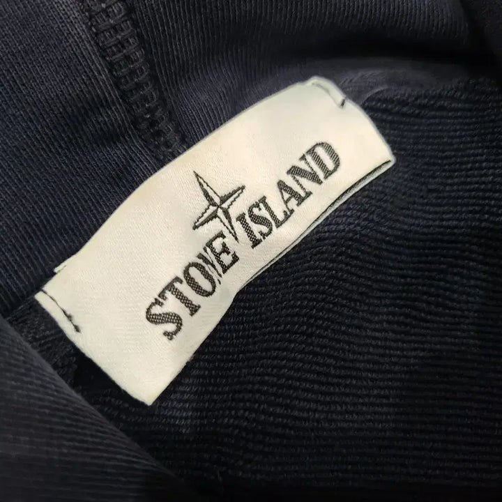 [BUNJANG] Stone Island Navy Hooded Zip-Up Sweatshirt / 스톤아일랜드 네이비 후드집업