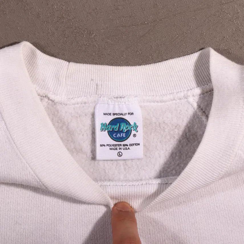 [BUNJANG] Hard Rock Cafe Sweatshirt - L / 80s 하드락카페 스웻셔츠 C549