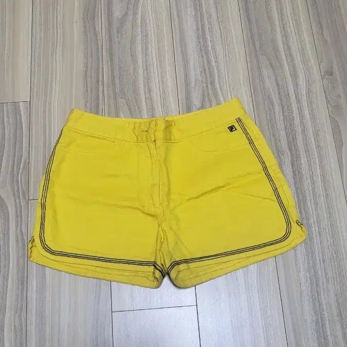 [BUNJANG] Fila Yellow Striped Athletic Shorts / 휠라반바지~교신ㅇㅋ