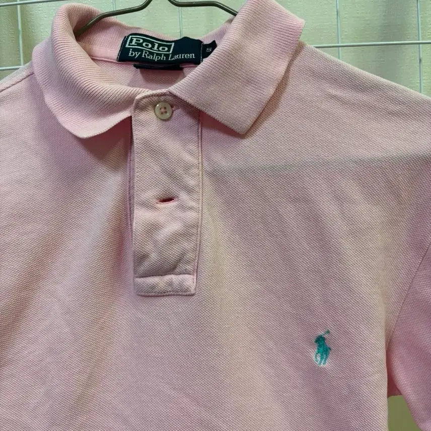 [SOLD OUT] 폴로 랄프로렌 핑크색 반팔 카라티