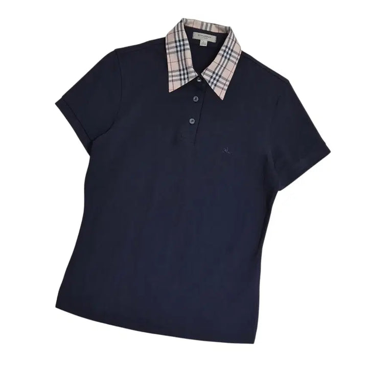 [BUNJANG] Burberry Nova Check Polo Shirt / [여M] 버버리 노바체크 반팔 카라티