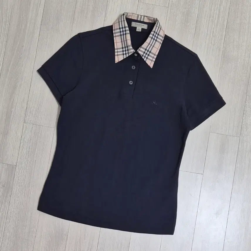[BUNJANG] Burberry Nova Check Polo Shirt / [여M] 버버리 노바체크 반팔 카라티