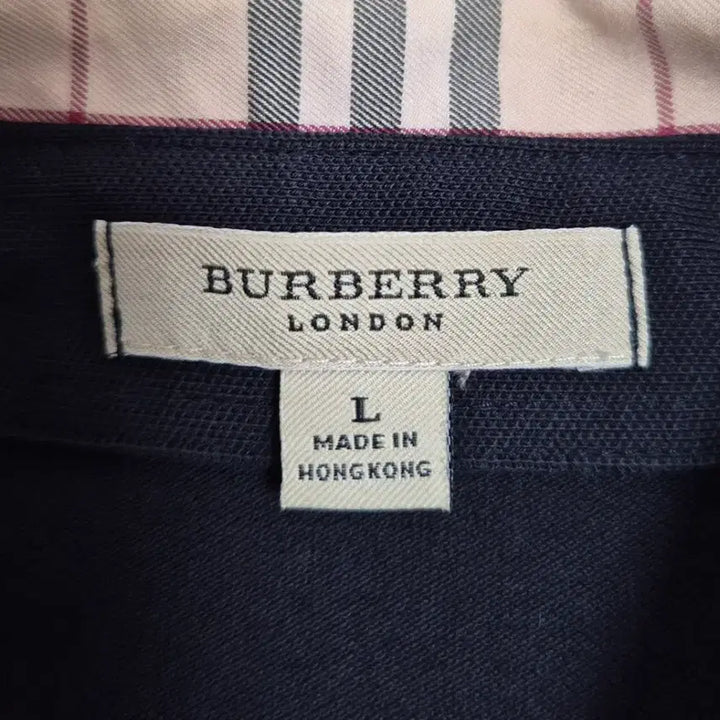 [BUNJANG] Burberry Nova Check Polo Shirt / [여M] 버버리 노바체크 반팔 카라티