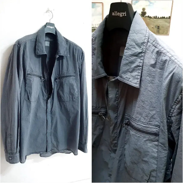 [SOLD OUT] 시리즈 나일론 면혼방 셔츠자켓 판매해요