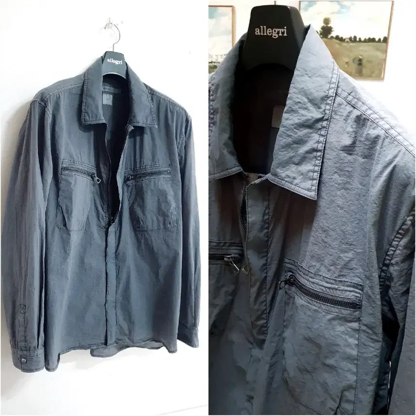 [SOLD OUT] 시리즈 나일론 면혼방 셔츠자켓 판매해요