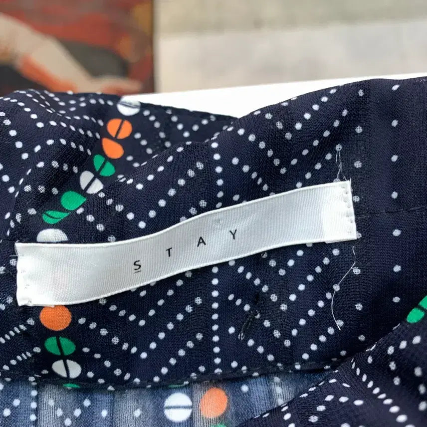[BUNJANG] Vintage Patterned Shirt Dress / 패턴 셔츠 원피스 빈티지 스타일