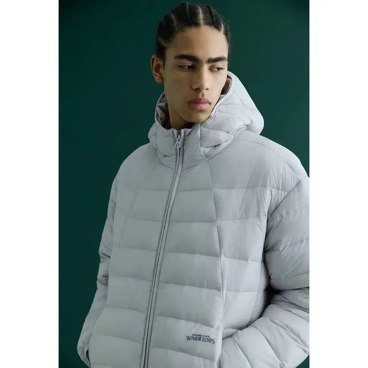 [BUNJANG] NBA LAL Lightweight RDS Down Hooded Jumper Black XL / NBA | LAL 경량 RDS 다운 후드 점퍼 | 블랙 | XL