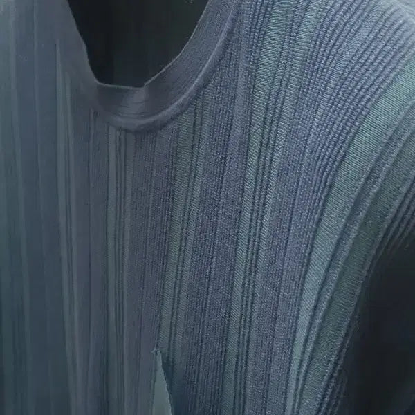 [BUNJANG] System Homme Nylon Blend Cool Knit T-shirt / 시스템옴므 나일론 면 혼방 쿨 반팔 니트 판매해요