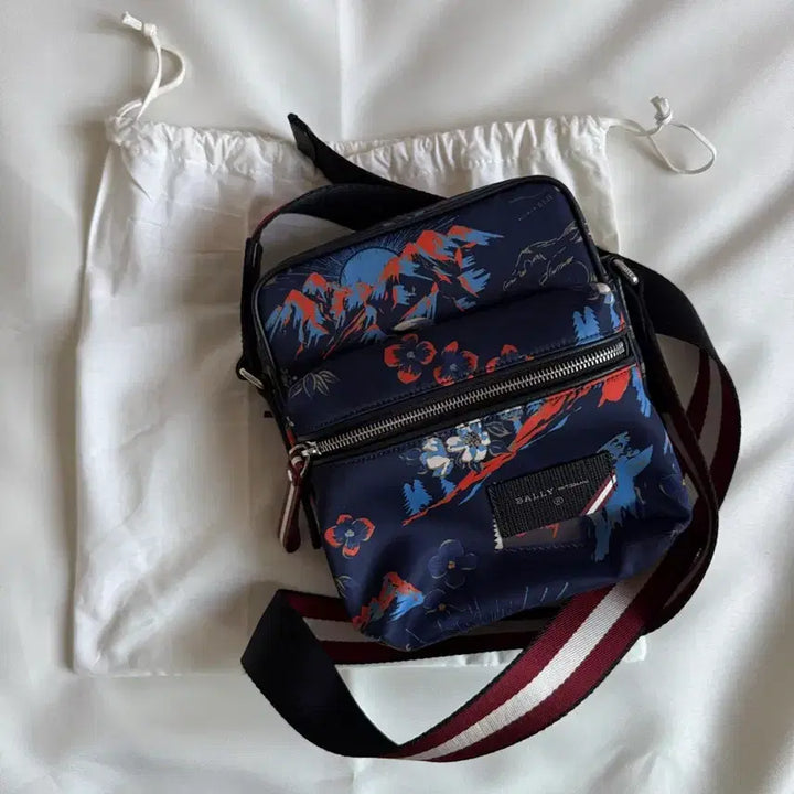 [BUNJANG] Bally Pincher Nylon Crossbody Bag / 발리 핀처 나일론 크로스백