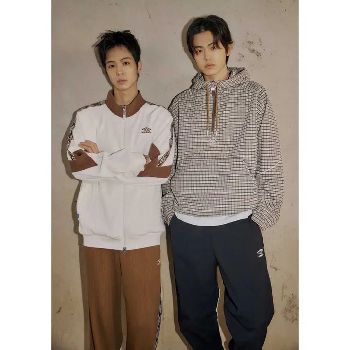 [BUNJANG] Umbro Waffle Wide Track Pants Tiramisu (Size 90) / 엄브로 | 와플 와이드 트랙팬츠 | 티라미수 | 90