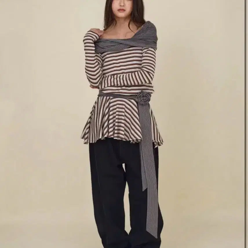 [SOLD OUT] 글로니 듄 투톤 드레스 브라운 장원영 원피스 M