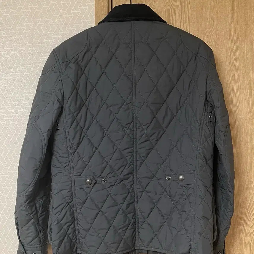 [SOLD OUT] 정품 폴로 바이커 퀼팅 자켓 그레이 M