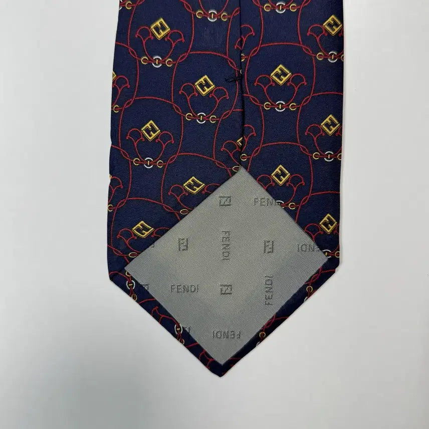 [BUNJANG] FENDI FF Monogram Silk Necktie / 펜디 (FENDI) FF 모노그램 정품 명품 넥타이