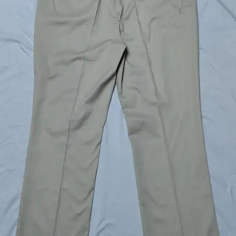 [SOLD OUT] [빅사이즈/103] Fade Luman 투턱 와이드 치노 팬츠 베이지