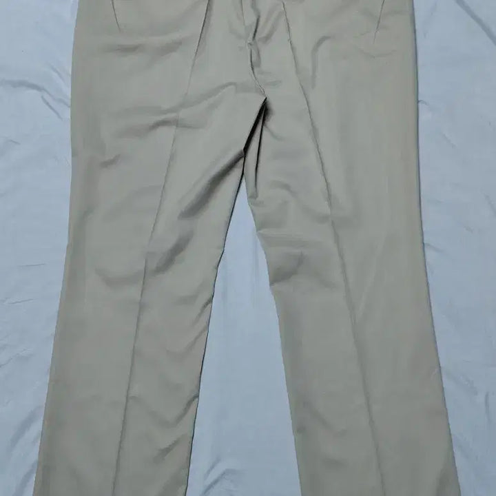 [SOLD OUT] [빅사이즈/103] Fade Luman 투턱 와이드 치노 팬츠 베이지