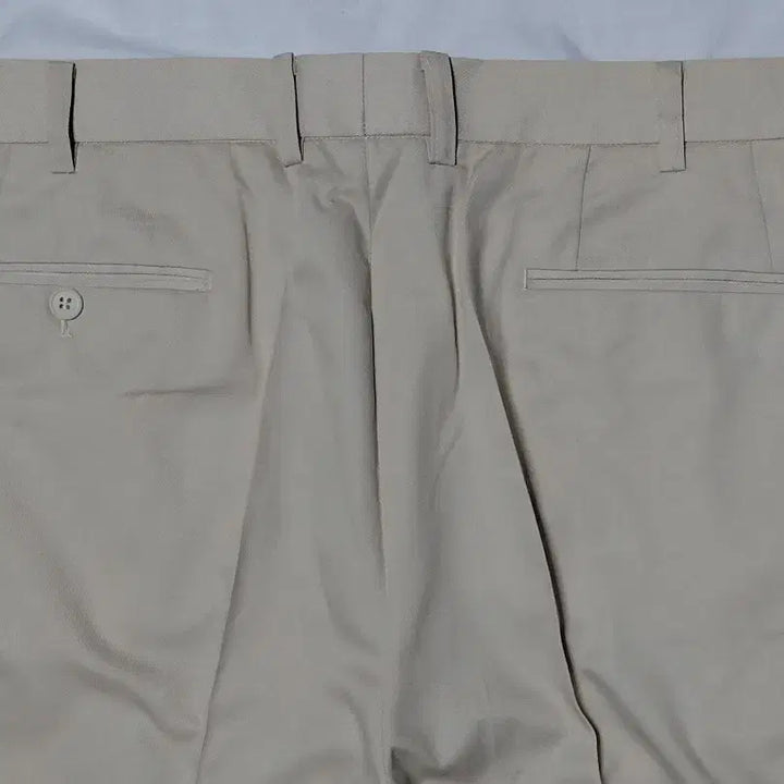 [SOLD OUT] [빅사이즈/103] Fade Luman 투턱 와이드 치노 팬츠 베이지