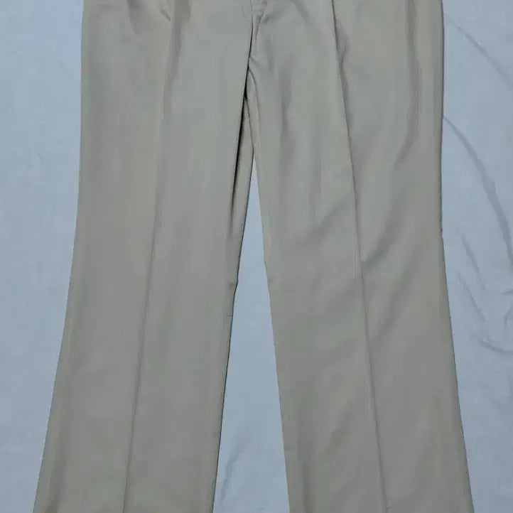 [SOLD OUT] [빅사이즈/103] Fade Luman 투턱 와이드 치노 팬츠 베이지