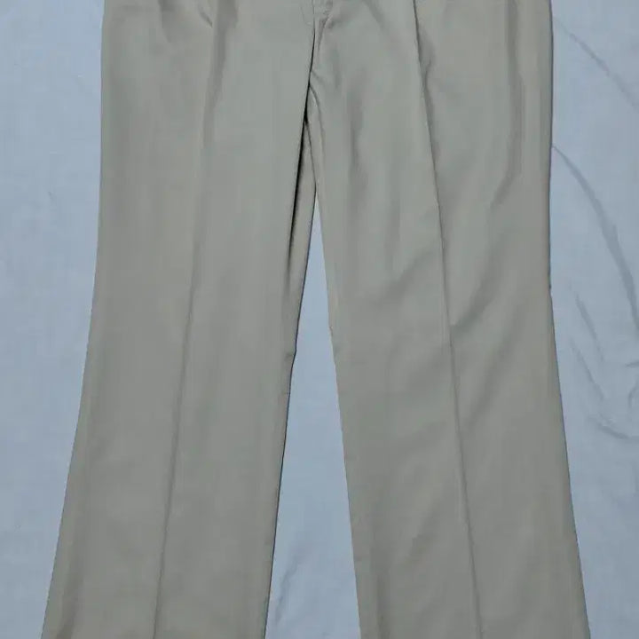 [SOLD OUT] [빅사이즈/103] Fade Luman 투턱 와이드 치노 팬츠 베이지