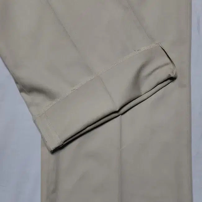 [SOLD OUT] [빅사이즈/103] Fade Luman 투턱 와이드 치노 팬츠 베이지