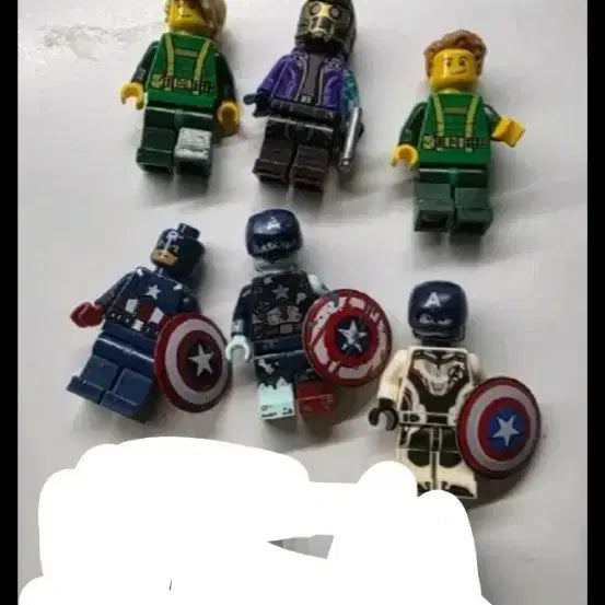 [BUNJANG] Lego Marvel Avengers Minifigure Set / 레고 마블 어벤져스 캡틴아메리카 3종 미니피규어 판매합니다.