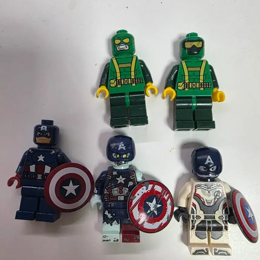 [BUNJANG] Lego Marvel Avengers Minifigure Set / 레고 마블 어벤져스 캡틴아메리카 3종 미니피규어 판매합니다.