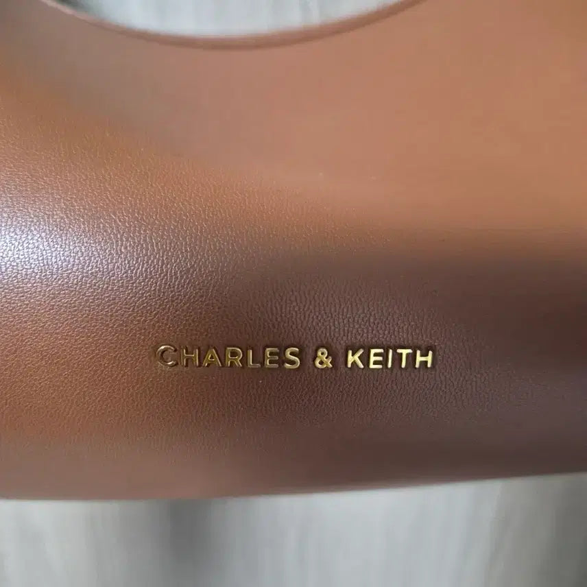 [BUNJANG] Charles &amp; Keith Brown Shoulder Bag / 찰스앤키스 브라운 숄더백