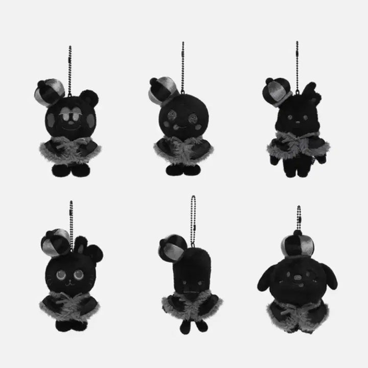 [BUNJANG] RIIZE Sohee 10cm Doll Keyring / 미개봉) 라이즈 소희 똘병 페임전시회 블랙 검정 왕관 인형 키링 10cm