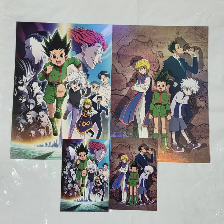 [BUNJANG] Hunter x Hunter Kurapika Bundle Set / (일괄)헌터헌터 크라피카 망토 담요 엽서 세트,포스터 엽서 특전