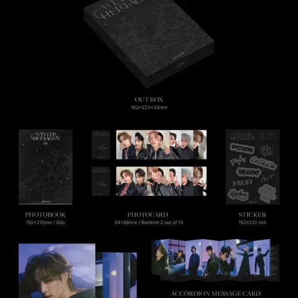 [BUNJANG] GOT7 Winter Hexagon Unsealed Album Bundle Set / 갓세븐 윈터헵타곤 개봉 앨범 풀구성 got7 양도