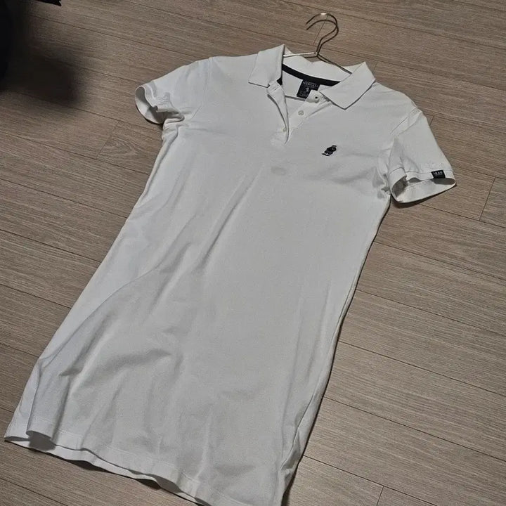 [BUNJANG] WHO.A.U Polo Dress (White) - Size S / 후아유 WHO.A.U 폴로 원피스 S