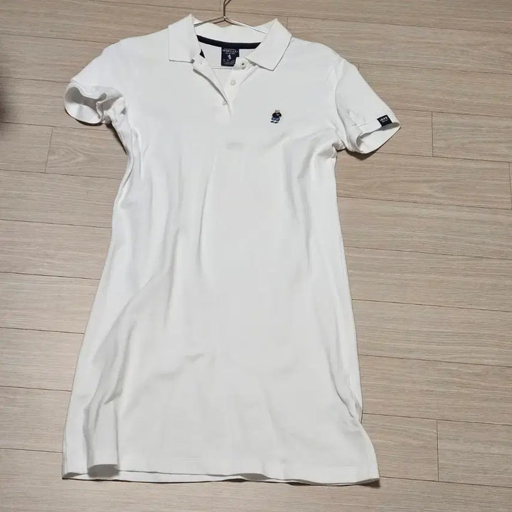 [BUNJANG] WHO.A.U Polo Dress (White) - Size S / 후아유 WHO.A.U 폴로 원피스 S
