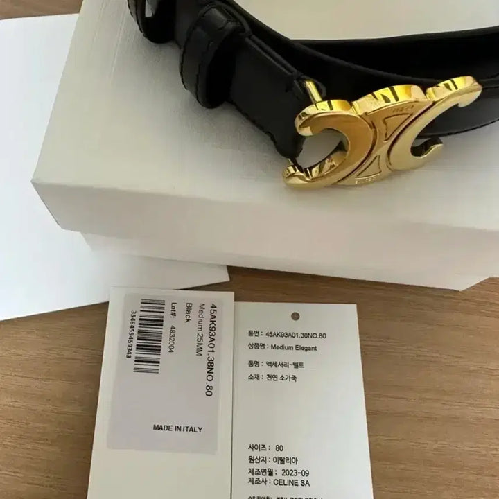 [BUNJANG] Celine Belt Medium 80 / 셀린느벨트 미듐 80